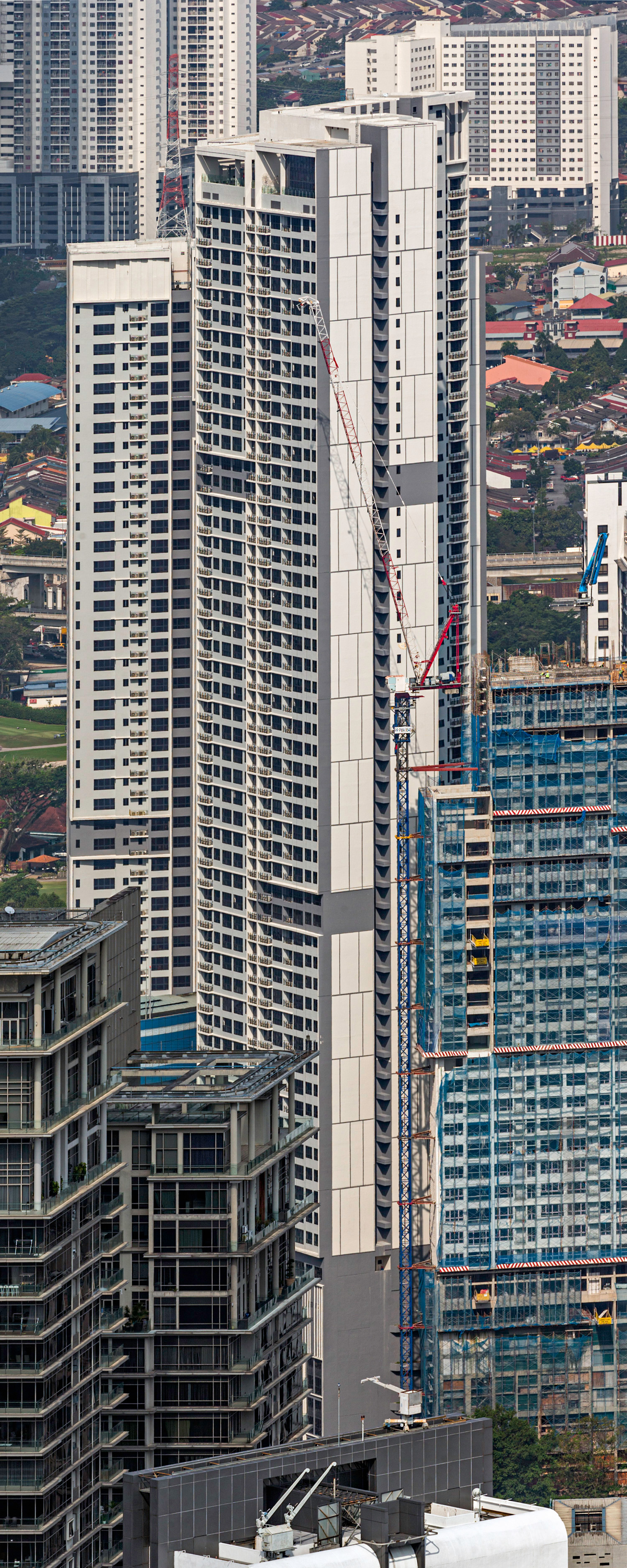 Agile Bukit Bintang Tower B, Kuala Lumpur - View from KL Tower. © Mathias Beinling